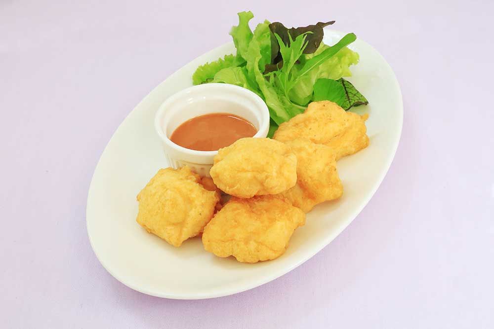 かじきのフリットオーロラソース