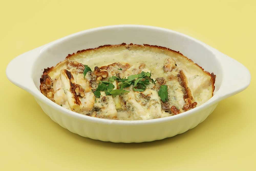 かじきのブルーチーズグラタン