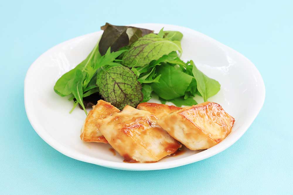 かじきのピーナッツバター焼き