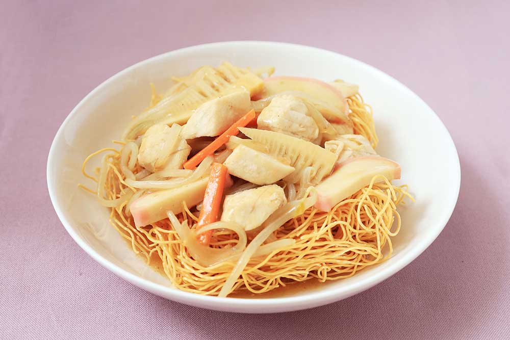 かじきの皿うどん