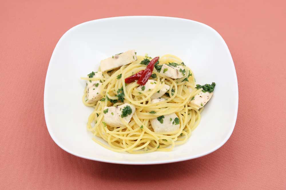 かじきとパセリのパスタ