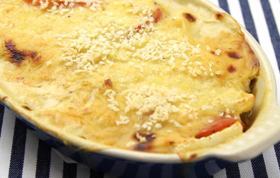 かじきと長芋の白みそグラタン