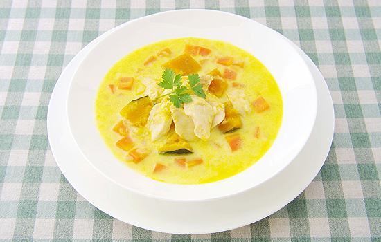 メカジキと根野菜のスープ煮
