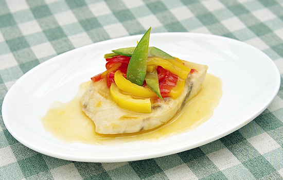 カジキのはちみつレモン煮