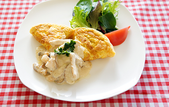 かじきのチーズオムレツ