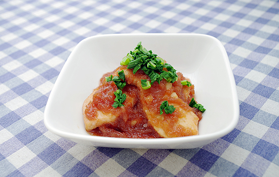 カジキのおろし玉ねぎ煮