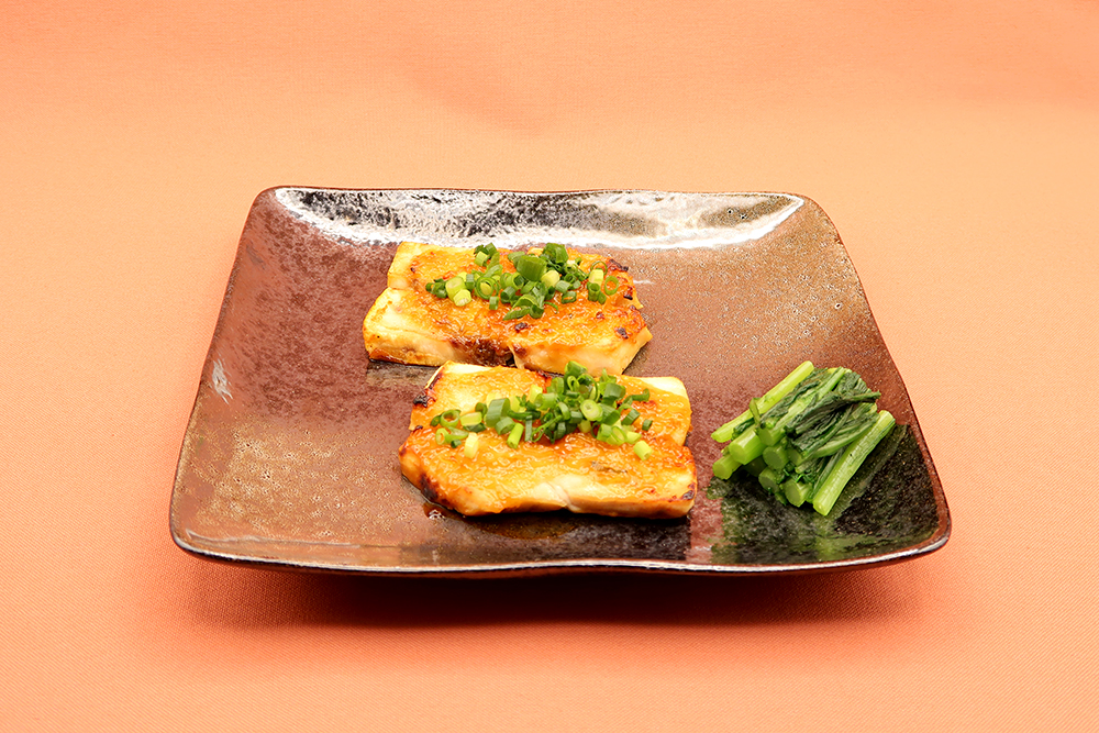 かじきのねぎみそにんにく焼き