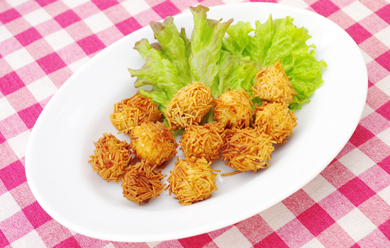 かじきのそうめん衣揚げ
