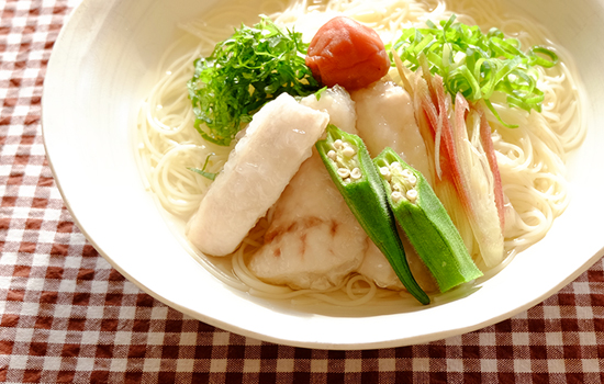 梅水晶めかじきのにゅうめん