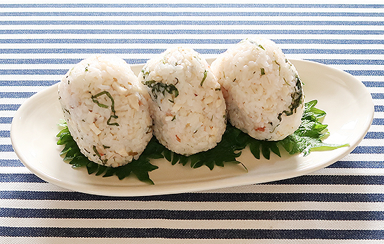 かじきと梅の炊き込みご飯
