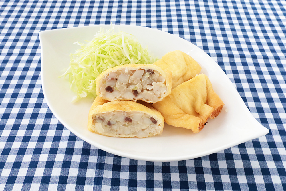 かじきの油揚げメンチ