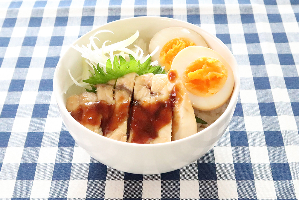 かじきのチャーシュー風丼