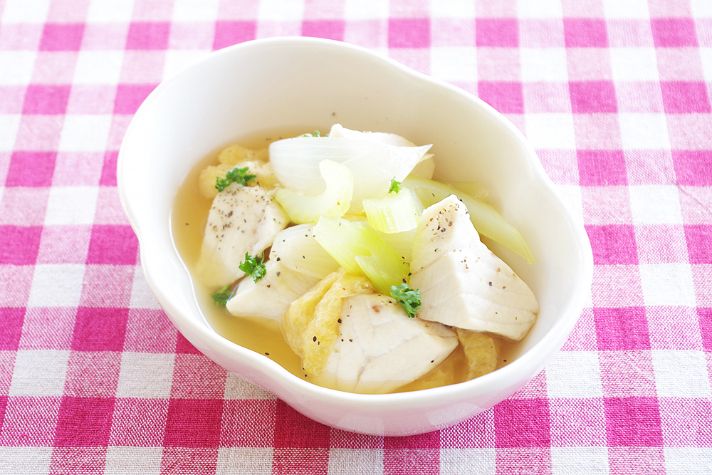かじきとセロリの煮物