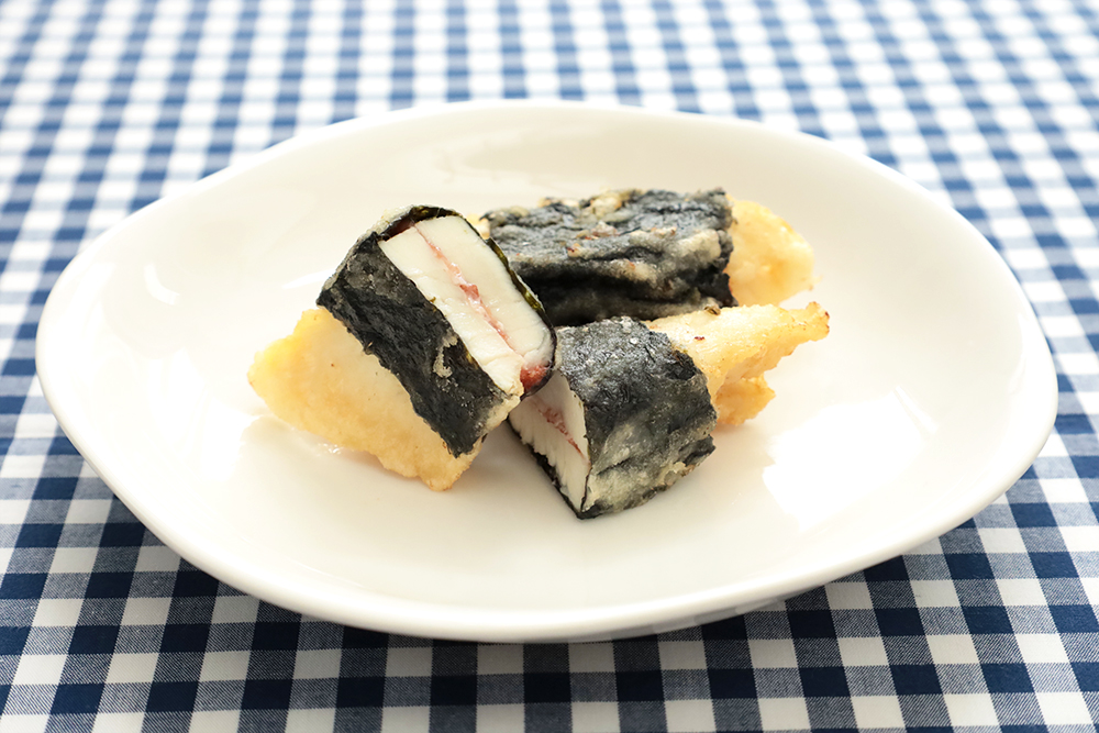 かじきの梅のり揚げ