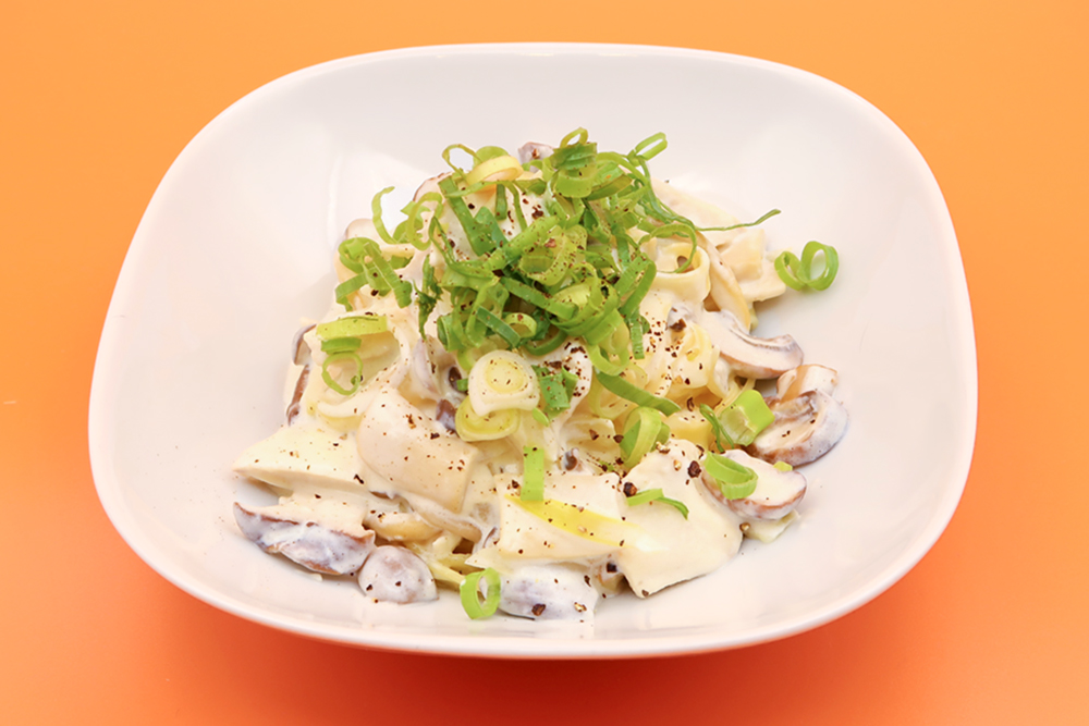 めかじきのチーズクリームパスタ